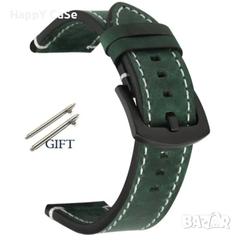 RETRO Кожена каишка за Huawei Watch/Samsung/Xiaomi/Garmin/Apple/Amazfit, снимка 9 - Каишки за часовници - 50048393