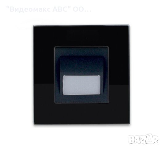 LED лампа за стълбище, комплект с кристална рамка "LUX-ON" БЯЛ, ЧЕРЕН, снимка 3 - Ключове, контакти, щепсели - 40505365