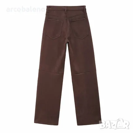 Дамски панталони от изкуствена кожа, 3цвята , снимка 17 - Панталони - 49284891