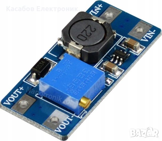 Повишаващ модул MT3608 4-28V 2A