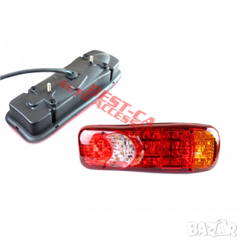 Комплект диодни стопове тип рибка подходящи за бусове, камиони, ремаркета, тирове, каравани и други., снимка 2 - Аксесоари и консумативи - 36463818