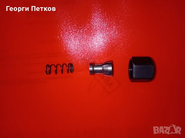Комплект гайка, цанга ф 6мм. и пружина за оберфреза., снимка 3 - Други инструменти - 50732786