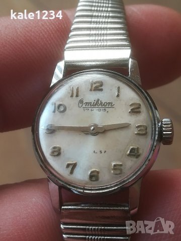Дамски часовник Omikron. Swiss made. Швейцарски часовник. Ретро. Механичен. Vintage watch. , снимка 10 - Луксозни - 35500200
