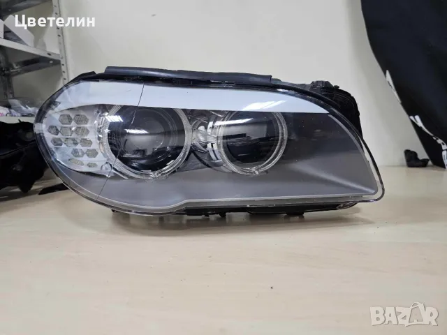 Десен фар BMW 5 F10 F11 незавиващ ксенон, снимка 7 - Части - 49442546