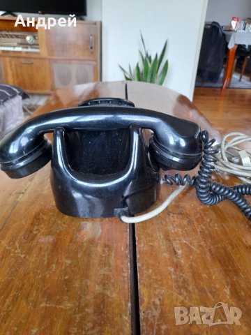 Стар телефон #6, снимка 4 - Антикварни и старинни предмети - 39384643