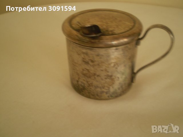Стара посребрена немска каничка за мляко , чай маркирана, снимка 3 - Аксесоари за кухня - 36955372