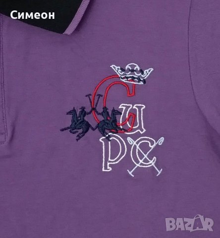 La Martina Polo Shirt оригинална тениска M памучна поло фланелка, снимка 3 - Тениски - 40151536