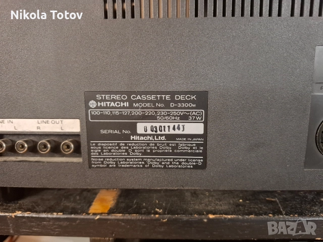 Продава се триглав дек Hitachi D-3300M. , снимка 8 - Декове - 52807791