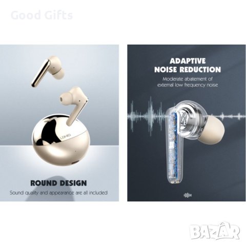 Безжични слушалки с кристален звук, LDNIO T01, снимка 7 - Безжични слушалки - 43087964