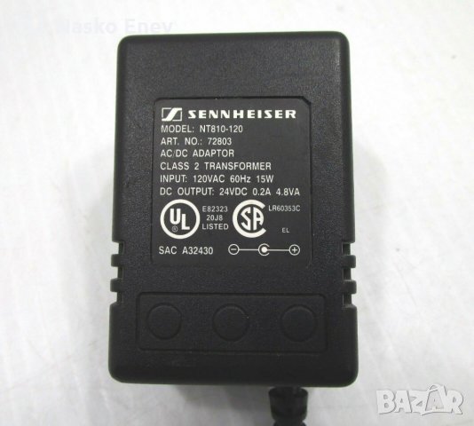 AC/DC Adapter for SENNHEISER Model NT810 - захранващ адаптер 24v 0.2A x 3 бр.