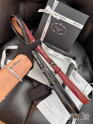 Колан+сертификат+торбичка prada christian dior 