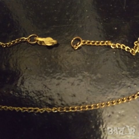 РУСКИ ПОЗЛАТЕН ЛОТ С ЕСТЕСТВЕН АКВАМАРИН 60 те НАМАЛЕН, снимка 7 - Колиета, медальони, синджири - 38603481