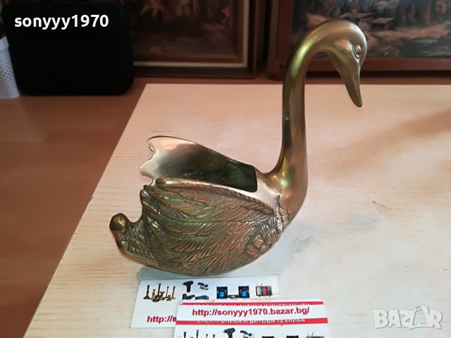 ЛЕБЕДОВО ЕЗЕРО-МЕД/МЕСИНГ 1511221940, снимка 8 - Антикварни и старинни предмети - 38684876