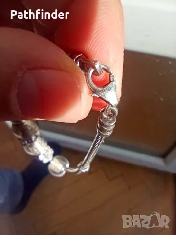 Сребърна гривна Пандора сребро 925, снимка 11 - Гривни - 47840165