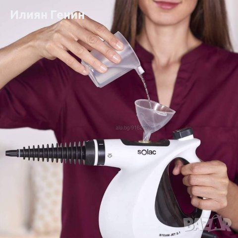 Уред за почистване с пара Solac Steam jet 2.1 350 ml 1050 W, снимка 3 - Парочистачки и Водоструйки - 44049374