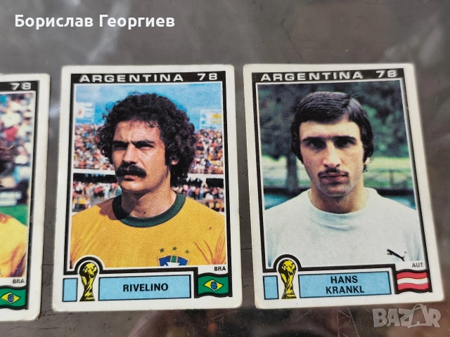 Стикери Panini Argentina 1978 г 4 броя, снимка 3 - Колекции - 53495510
