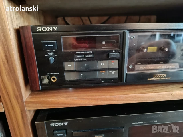 Касетен дек SONY TC-K555ESR
, снимка 2 - Декове - 50785511