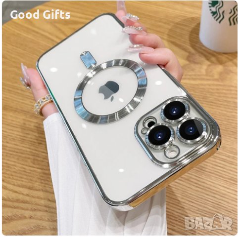 Луксозен кейс за iPhone 15 Pro с Magsafe, Различни цветове, снимка 6 - Калъфи, кейсове - 43032852