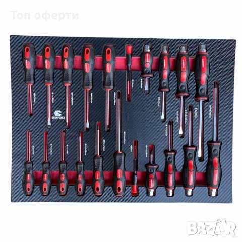 Професионален шкаф с инструменти EVERFORCE 251 части, снимка 8 - Други инструменти - 43353315