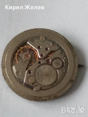 Механизъм с циферблат от стар ръчен часовник 36769, снимка 3 - Мъжки - 52269923
