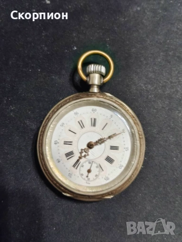 Швейцарски СРЕБЪРЕН джобен часовник 1901г. - 6 Рубина-ПЕРФЕКТЕН, снимка 15 - Джобни - 51389541