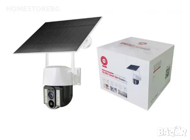 WiFi соларна камера 4G SIM карта, 8MP V380 VC3-4G