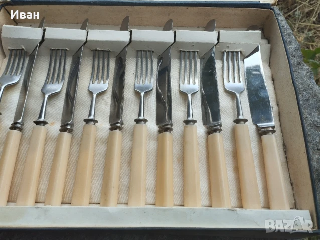 Руски комплект вилици и ножове , снимка 4 - Прибори за хранене, готвене и сервиране - 50966288