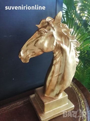 Статуетка конска глава , снимка 2 - Статуетки - 37076292