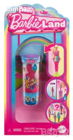 Кукла Barbie Color Reveal - Mini Barbie Land / Mattel, снимка 2 - Кукли - 48205366