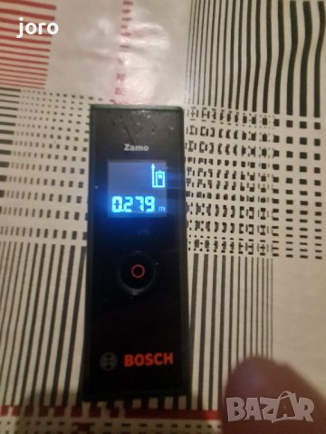Лазерна ролетка Bosch ZAMO 3, 20 м , снимка 2 - Друга електроника - 43527292