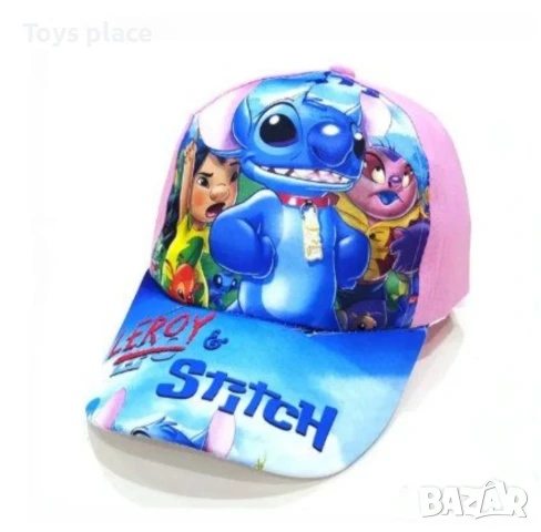 Мека лятна шапка Лило и Стич Lilo and Stitch , снимка 2 - Шапки, шалове и ръкавици - 50663933