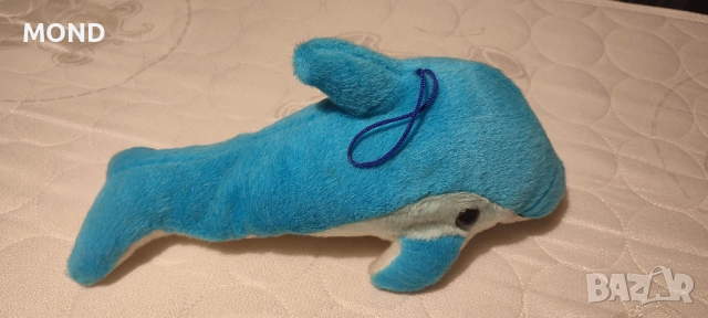 Морско син плюшен делфин, снимка 9 - Плюшени играчки - 52868077