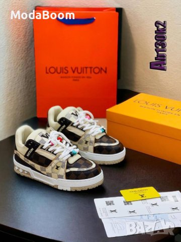 ⚡🤎Louis Vuitton стилни кафяви дамски обувки🤎⚡, снимка 3 - Маратонки - 43771232