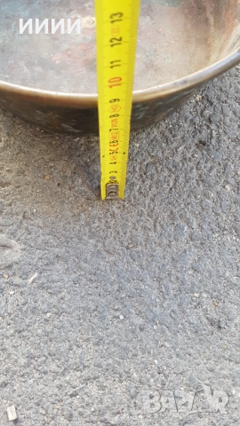 Медна тава купа паланца за кантар , снимка 3 - Антикварни и старинни предмети - 51870752