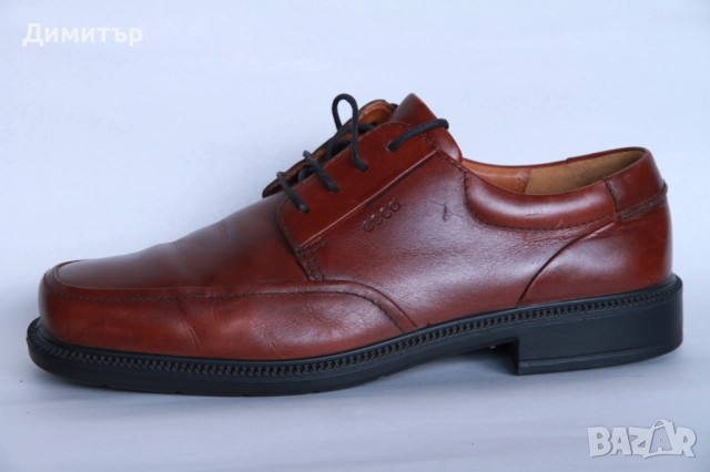 Кафяви мъжки обувки ЕССО, снимка 3 - Ежедневни обувки - 52211564