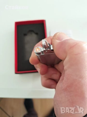 Газова ветроупорна запалка John Player Special,неръждаема стомана, снимка 3 - Запалки - 48731276