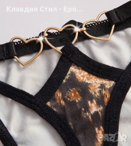 Секси леопардова прашка, снимка 2 - Бельо - 47697495