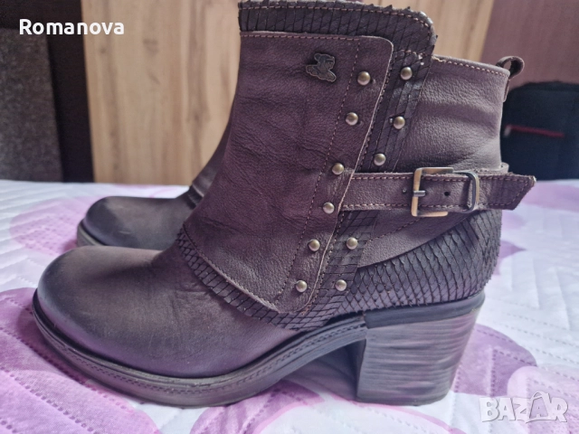 Боти на дебел ток