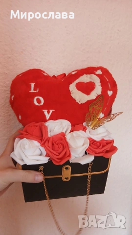 Подарък за свети Валентин , снимка 1 - Романтични подаръци - 51606992
