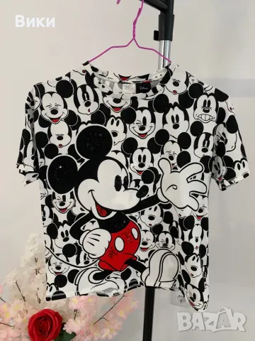 Тениска  на Zara ръст 164, подходяща XS-S, снимка 5 - Тениски - 49507595