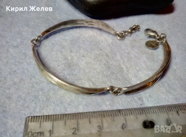 СТИЛНА ВИНТИДЖ АРТ СРЕБЪРНА ГРИВНА СРЕБРО DENMARK 925 S МАРКОВО АВТОРСКО БИЖУ РЪЧНА РАБОТА 49284, снимка 7 - Гривни - 48492685