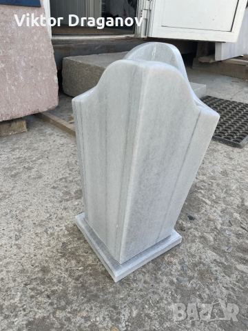 Мраморна ваза за гроб или градина, снимка 4 - Вази - 44876273