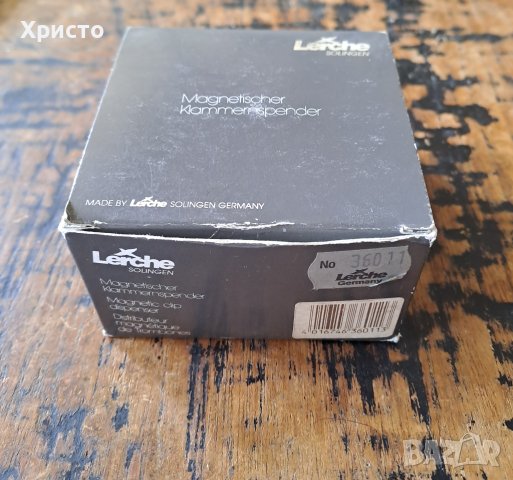 кламерник магнитен Лерхе Lerche Солинген Solingen Германия, метален и стабилен, черен мат, снимка 5 - Ученически пособия, канцеларски материали - 40880629