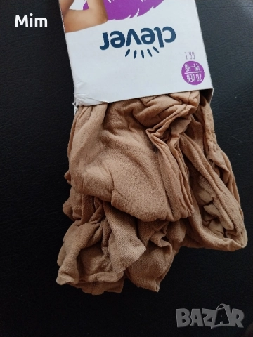 cliver 44/48 20 ден Чорапогащник 2 броя в цвят телесен , снимка 4 - Бельо - 51728273
