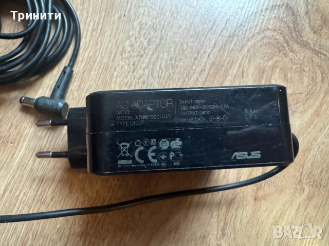 Оригинално зарядно за лаптоп Asus 19V 3.42A AD887020, снимка 3 - Части за лаптопи - 52599484
