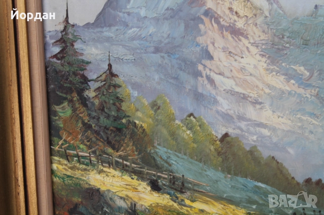 Стара Европейска картина , снимка 3 - Картини - 52564889