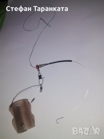 1742 Готов монтаж на 10 грамова  фидер хранилка, снимка 1