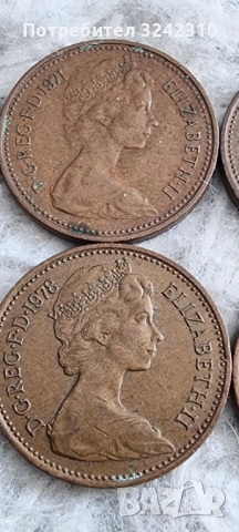 Монета от едно пени на Елизабет II, снимка 3 - Нумизматика и бонистика - 52450303