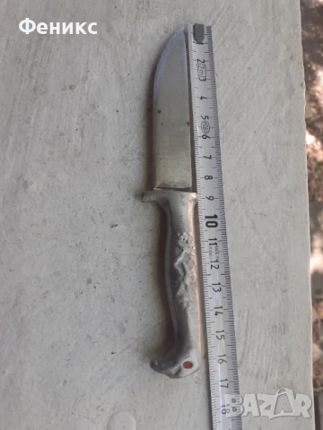 Стар малък български нож ножка орлова глава, снимка 5 - Антикварни и старинни предмети - 51332021