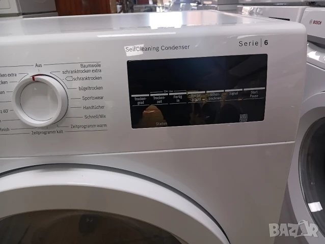 Сушилня с термопомпа Бош Bosch Serie 6 A+++ 8кг 2 години гаранция!, снимка 10 - Сушилни - 51412420